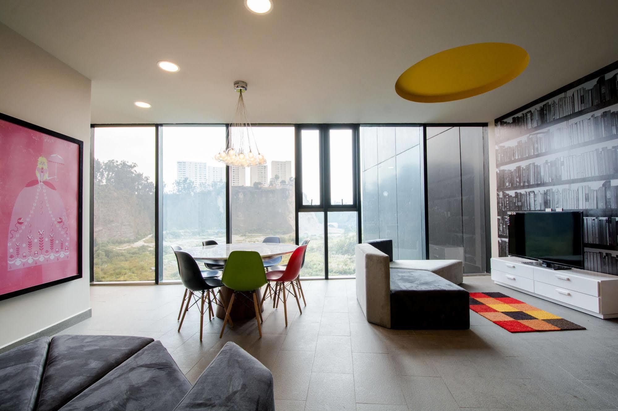 Park Life Siroco Santa Fe Apartment Kota Meksiko Bagian luar foto